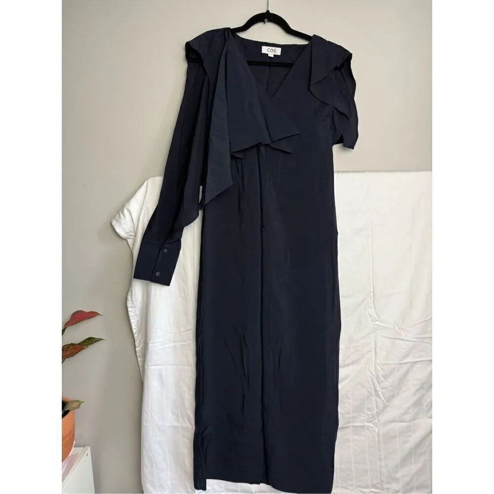 COS asymmetric midi dress EU 36/US 6
